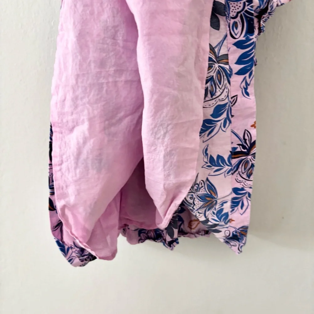 SOLD!!!!!! CREW Purple Lavender Floral Ruffle Strap Midi Dress - Picture 6 of 8